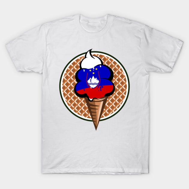 Slovenian flag ice cream T-Shirt by mailboxdisco